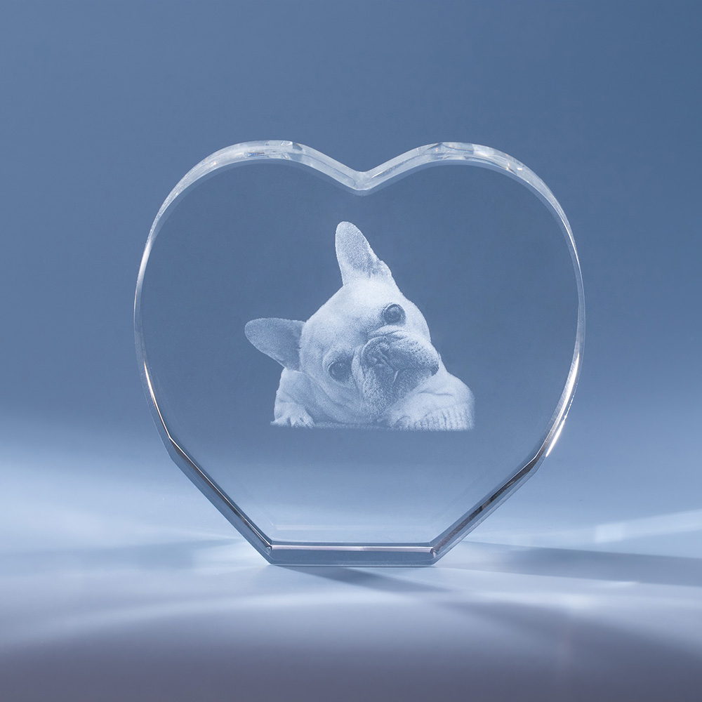 3D Photo Crystal Heart-shaped Romantic Gift 3D Photo Crystal Heart-shaped Romantic Gift