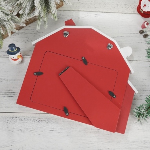 Custom Christmas Barn Photo Frame