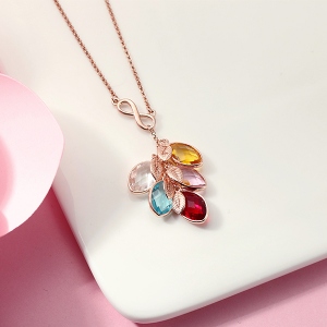 birthstone necklace	