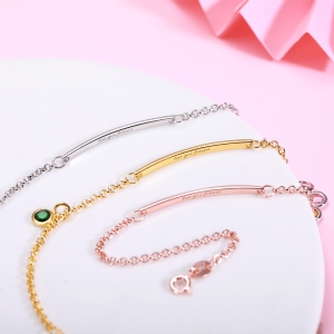 Customized Birthstone Bracelet 