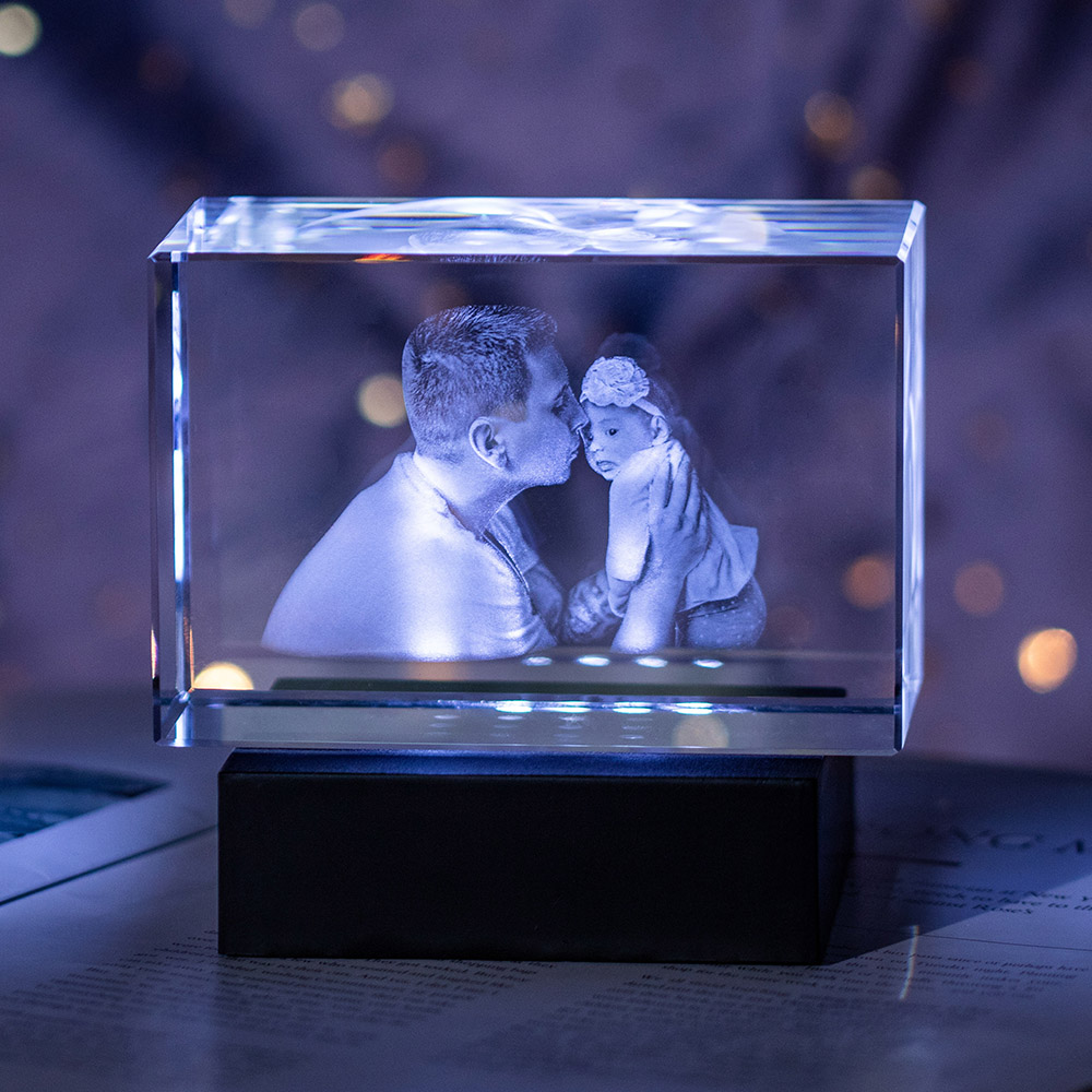 3D Crystal Rectangle Classic Gift