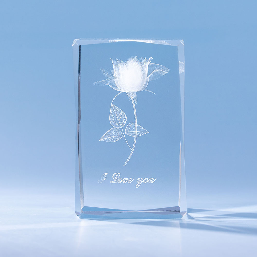 3D Rose Crystal Valentine's Day Gift