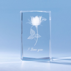 3D Rose Crystal Valentine's Day Gift
