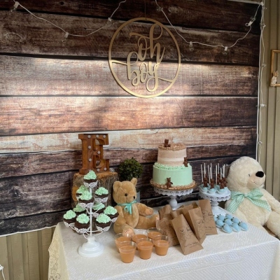 Baby Shower Favor Bags, Cookie Candy Bar Treat Bag for Baby Shower