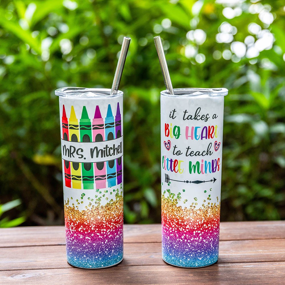 Teacher tumbler, teacher gift, teacher skinny tumbler