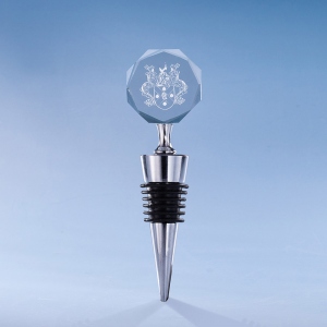 2D Photo Crystal Personalized Wine Stopper