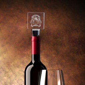 2D Photo Crystal Personalized Wine Stopper
