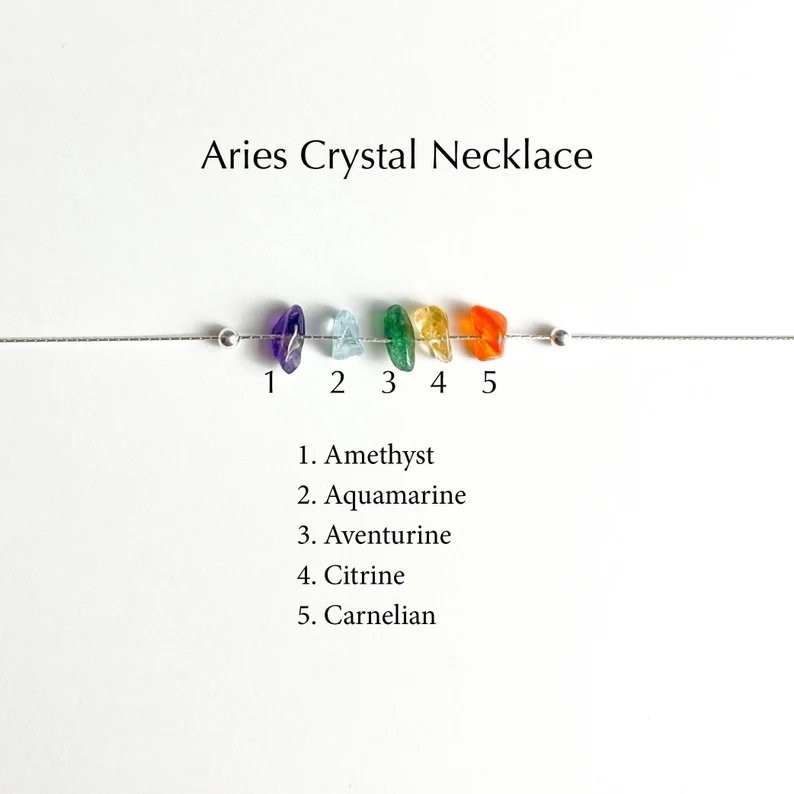 Zodiac Sign Astrology Choker Crystal Jewelry