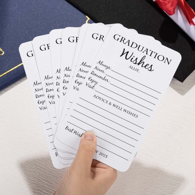 Graduation Wishes Cards, Set of 15pcs, Advice Cards for Graduation Parties, Graduation Party Decorations, Graduation Gifts, Gifts for Graduates