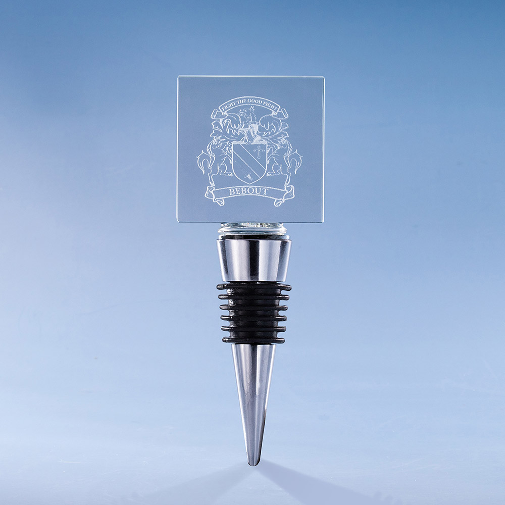 2D Photo Crystal Personalized Wine Stopper