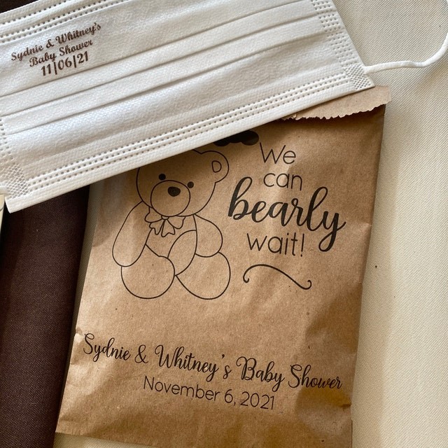 Baby Shower Favor Bags, Cookie Candy Bar Treat Bag for Baby Shower