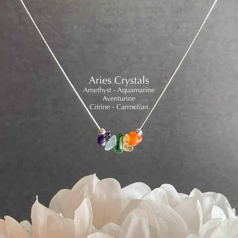 Zodiac Sign Astrology Choker Crystal Jewelry