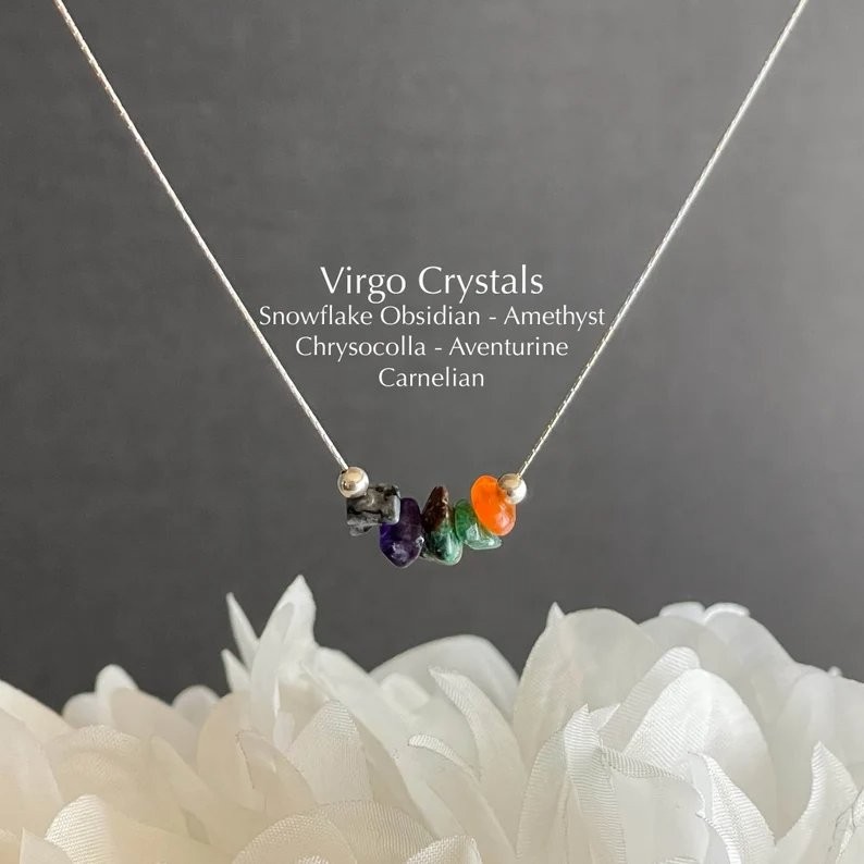 Zodiac Sign Astrology Choker Crystal Jewelry