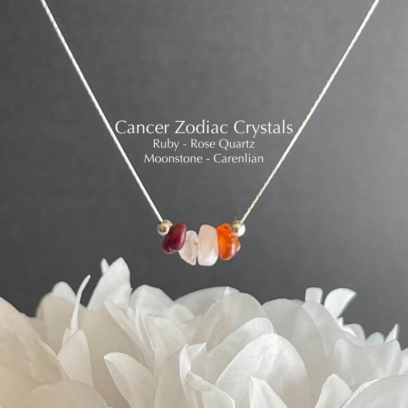 Zodiac Sign Astrology Choker Crystal Jewelry