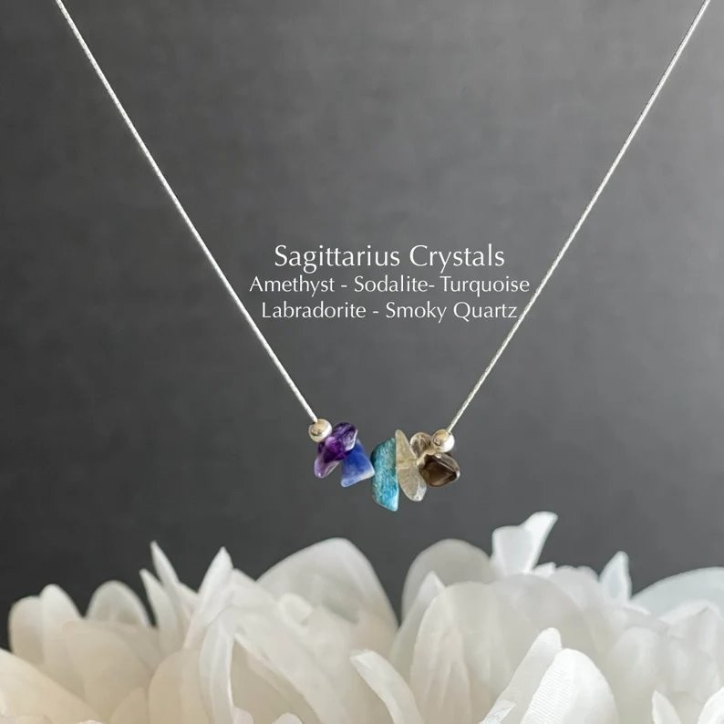 Zodiac Sign Astrology Choker Crystal Jewelry