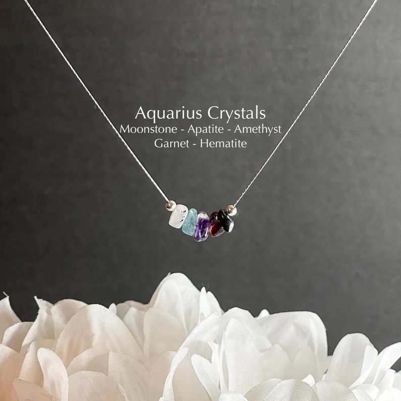 Zodiac Sign Astrology Choker Crystal Jewelry