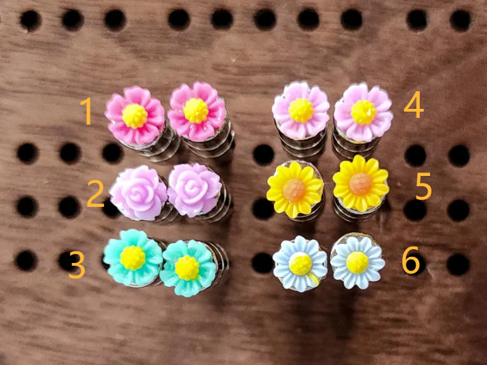 Custom Cribbage Board with Flower Design, Mother's Day Gift For Mom Birthday