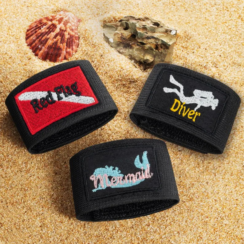 🎁Buy 2 FREE SHIPPING🎁Name Scuba Dive Tag, Personalized Embroidered Scuba BCD Name Tag, Gift for Scuba Divers/Dive Crew/Dive Mates, BCD Name Patch