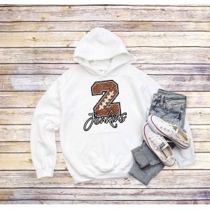 Football Number Shirt,Custom Football Number Hoodie