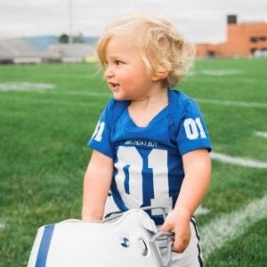 Custom Baby Football Jersey Bodysuit
