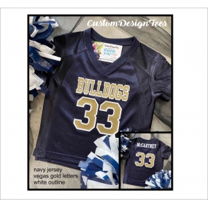 Custom Baby Football Jersey Bodysuit