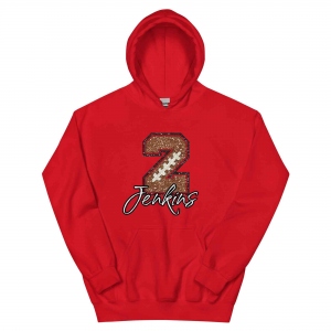 Football Number Shirt,Custom Football Number Hoodie