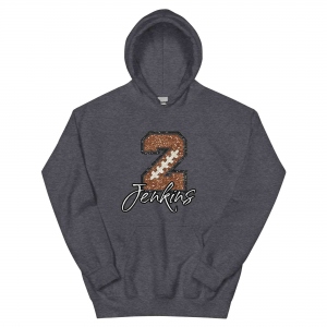 Football Number Shirt,Custom Football Number Hoodie