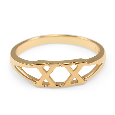 Greek Letter Rings|Gold plated Ring |  Sorority jewelry |Sorority gifts | Gifts For Her | Initiation | Sorority Ring