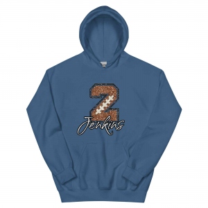 Football Number Shirt,Custom Football Number Hoodie