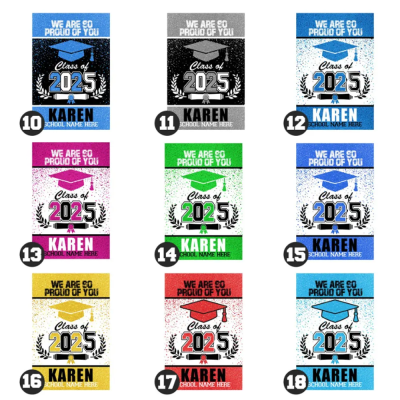 🎓We Are So Proud of You - Class of 2025 Graduation Flag – Senior Gift for Him/Her