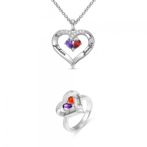 Personalized Forever-Intertwined Necklace/Ring