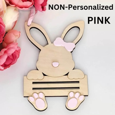 Easter Basket Tags, Personalized Easter Basket Tags, Easter Money Holder, Bunny Ear Tags, Easter Gifts, Adult Easter Basket