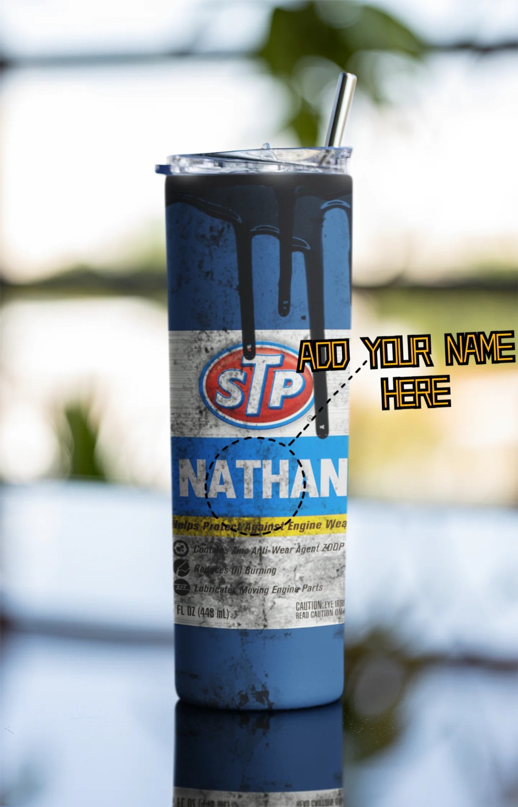 Oil Filter Dirty - Mechanic -Sublimation Designs -Tumbler