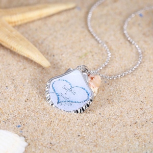 Colar Praia Personalizado em Prata