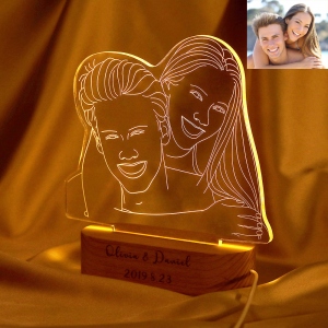 Personalized Photo Night Light Gift
