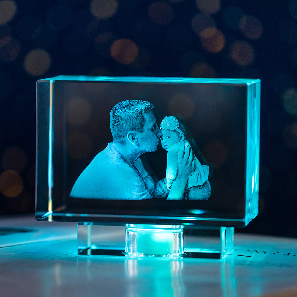 3D Crystal Rectangle Classic Gift