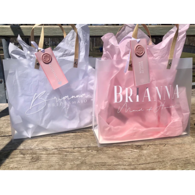 Personalized Bridesmaid Gift Bags, Bridesmaid Proposal Gift Bags, Bachelorette Party Favor Bags
