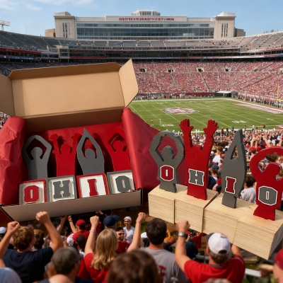Ohio State University building blocks: Fan-only decorations to show your pride in Ohio State!