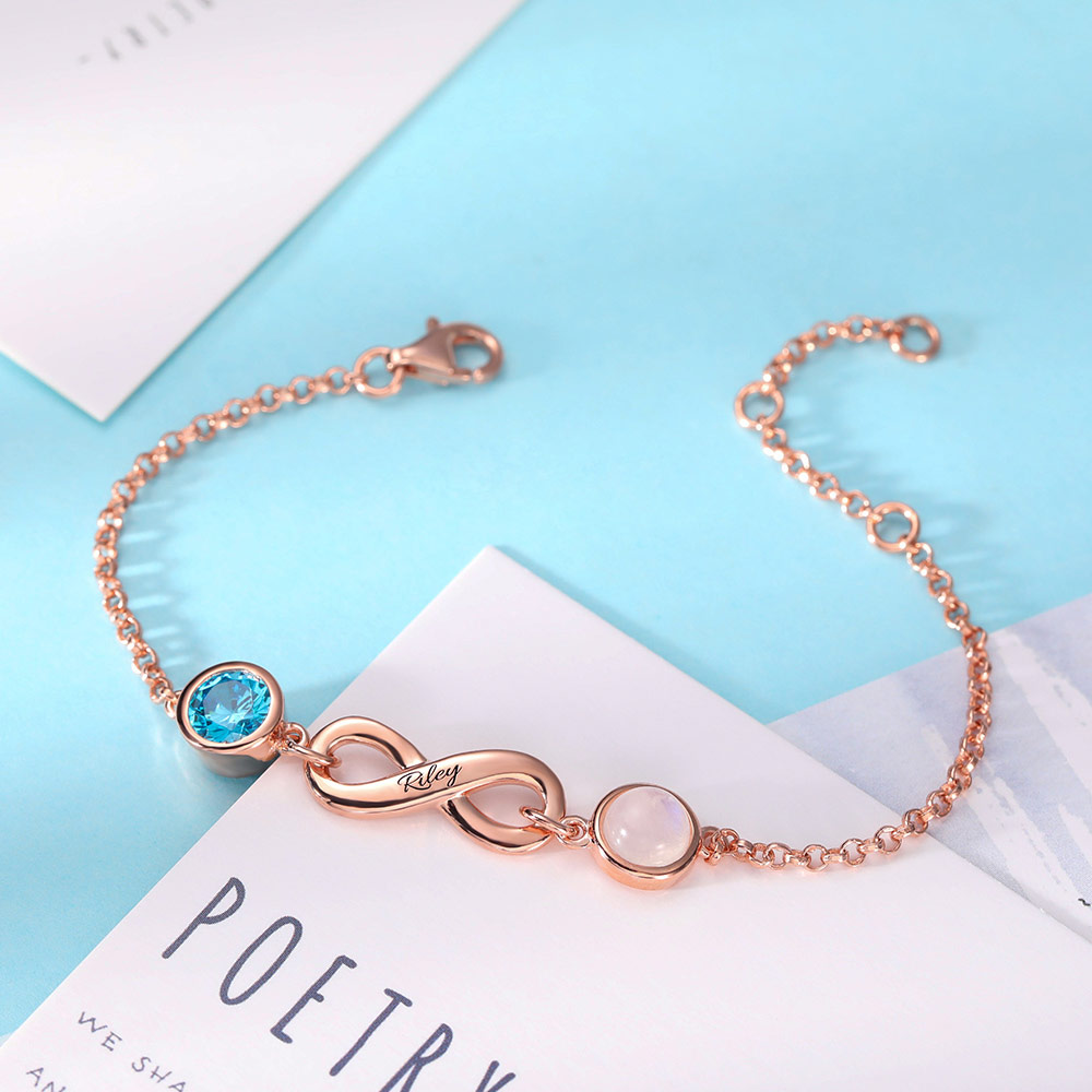 pulseira de pedra da lua