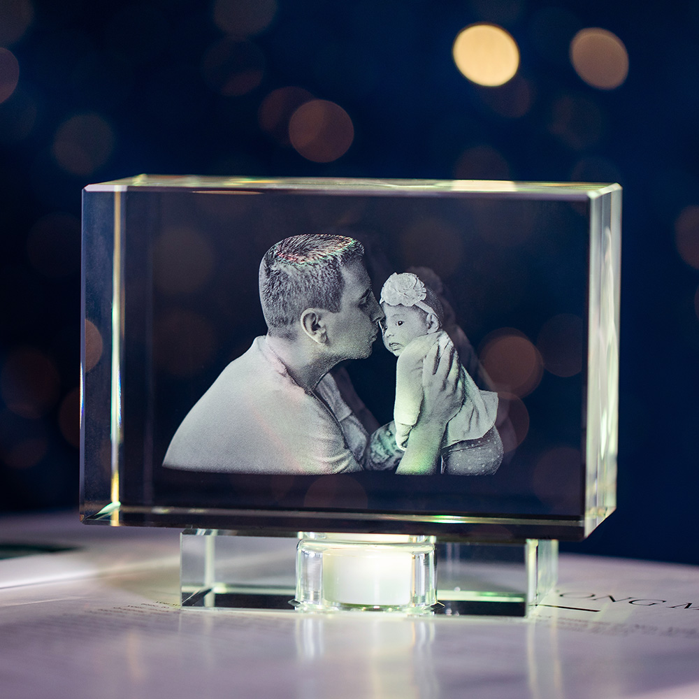 3D Crystal Rectangle Classic Gift
