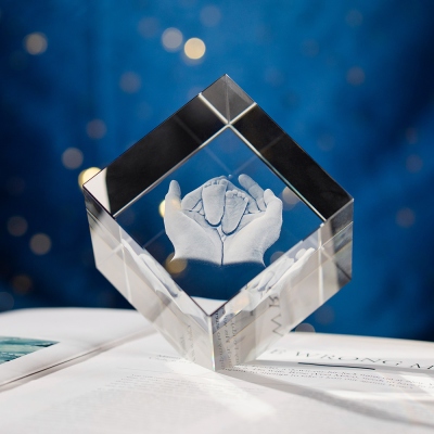 3D Engraved Photo Crystal Gift New Baby Custom Photo Crystal | Newborn Baby Photo | Personalized Baby Shower Gift | Everlasting Beauty Gift For Mother's Day