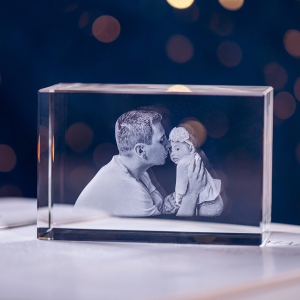 3D Crystal Rectangle Classic Gift