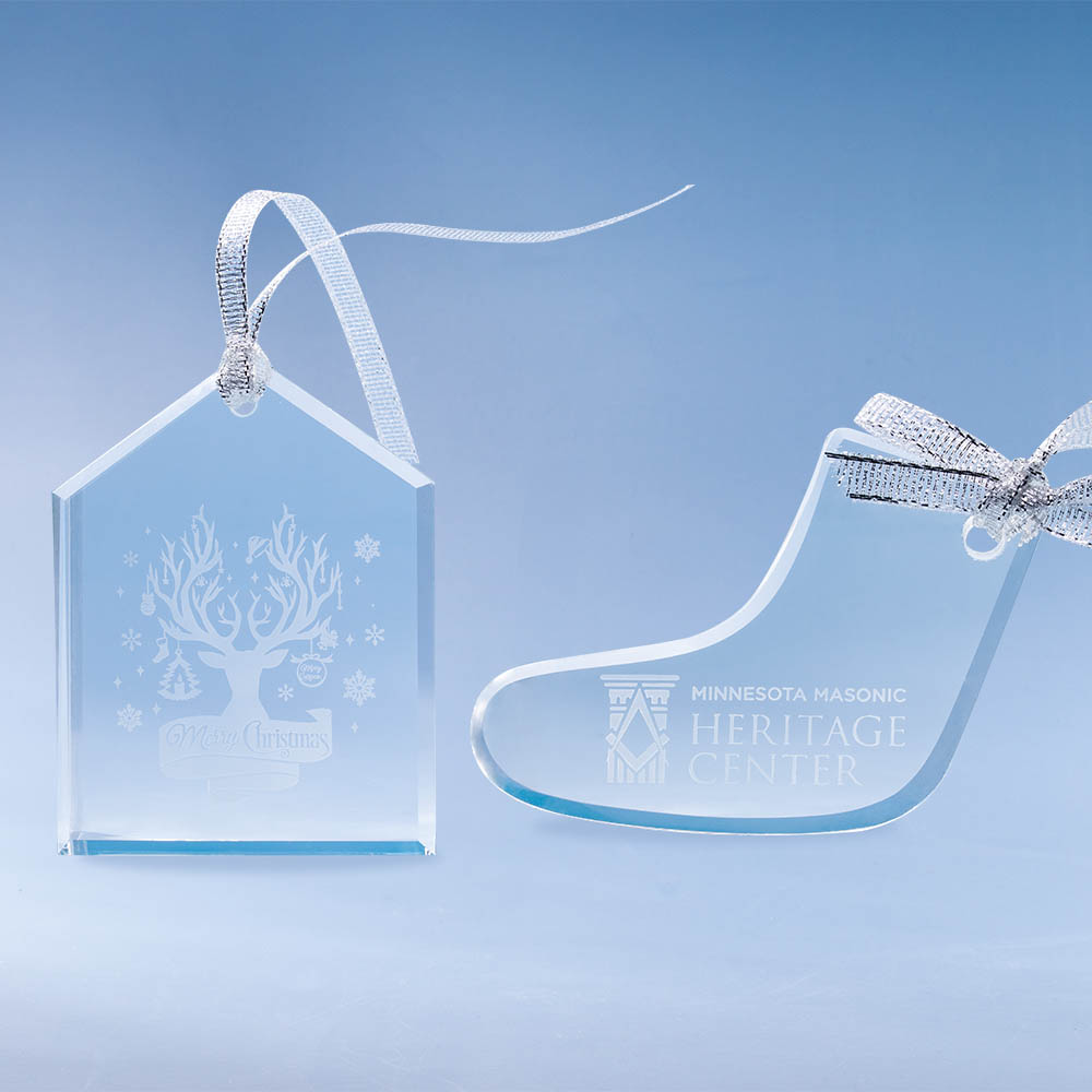 2D Photo Crystal Ornaments