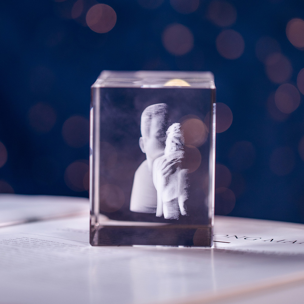 3D Crystal Rectangle Classic Gift