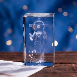 3D Photo Nativity Scene Crystal Prints