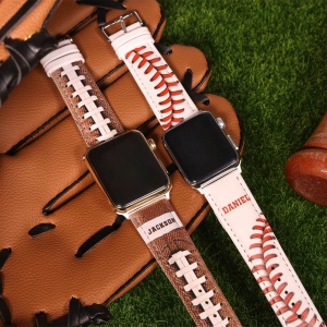 Personalized Football Watch Band for Apple Watch