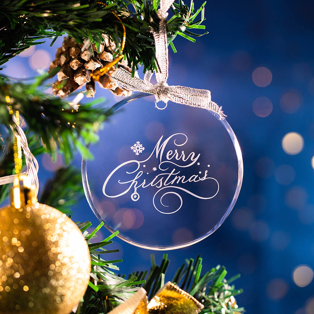 2D Photo Crystal Ornaments