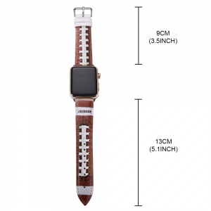 Personalized Football Watch Band for Apple Watch