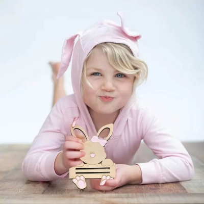 Easter Basket Tags, Personalized Easter Basket Tags, Easter Money Holder, Bunny Ear Tags, Easter Gifts, Adult Easter Basket