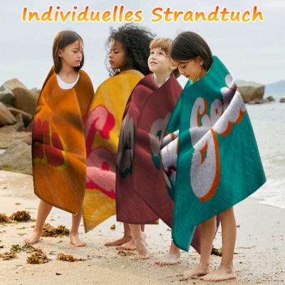 2024 neues individuelles Retro-Poolhandtuch (schreiben Sie Ihren/seinen Namen und teilen Sie die schönste Zeit)